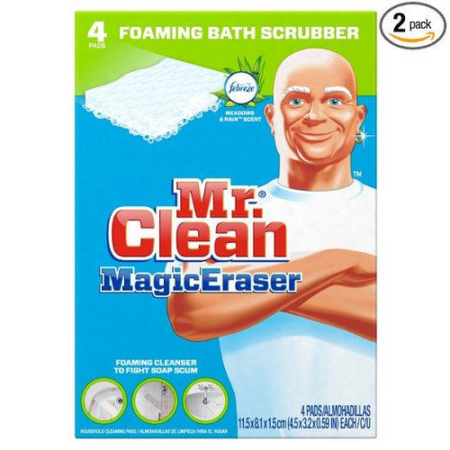 Mr. Clean Borrador Mágico Del Baño Del Depurador, 4-count (p