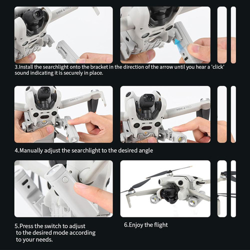 Luz Nocturna Drone Searchlight Para Dji Mini4 Pro