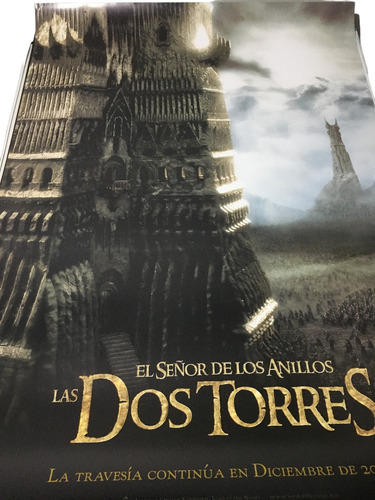Afiche Poster Original Cine Señor De Los Anillos 