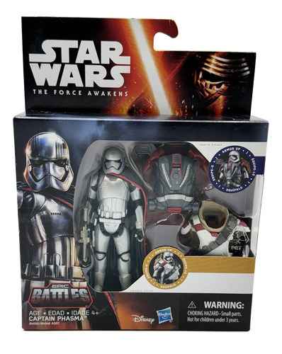 Star Wars Capitan Phasma Epic Battles 3.75 Inch Set