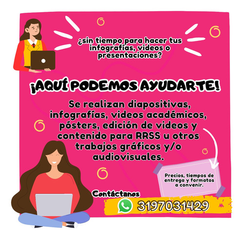 Infografías, Pósters, Videos, Contenido Para Rrss