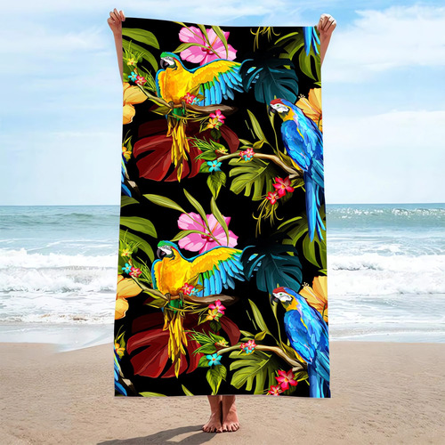 Toalla De Playa De Gran Tamaño, Superabsorbente Y Gruesa, Mi
