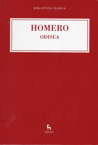 Libro: Odisea (en Verso) / Homero / Editorial Gredos