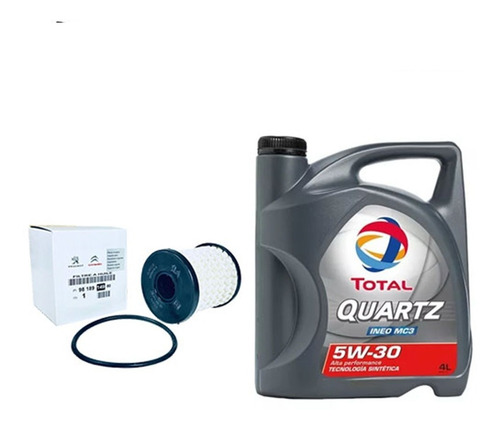 Kit Filtro Original + Aceite Total Ineo Mc3 5w30 207 Gti