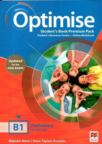 Libro: Optimise B1 / Student's Book Premium Pack / Macmillan