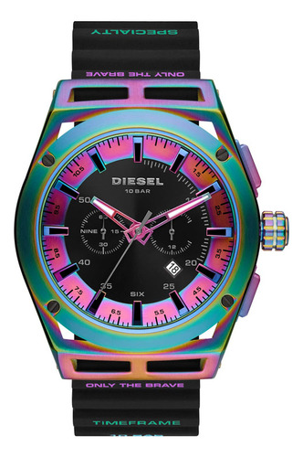 Reloj Diesel Diesel Reloj Cronógrafo De Silicona Y Acero Ino