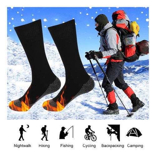 4 Pares De Calcetines Térmicos De Esquí Para Invierno, Tempe