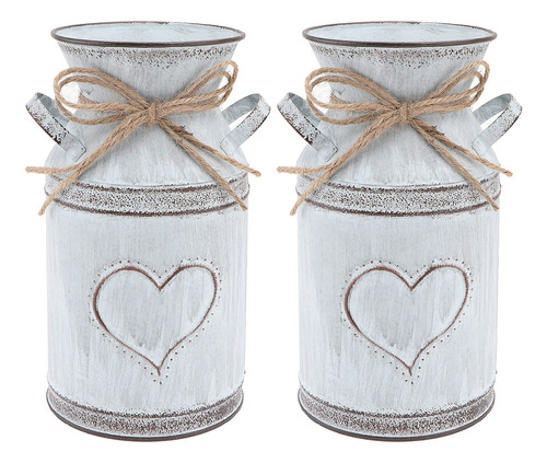 House Pots, Elegante Arreglo Floral En Forma De Corazón, 2 U