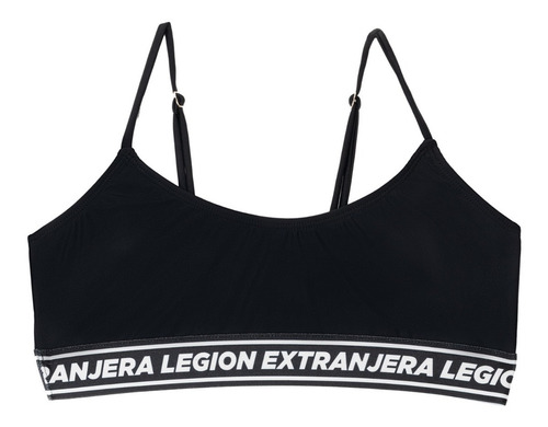 Corpiño Bikini Rap Negro