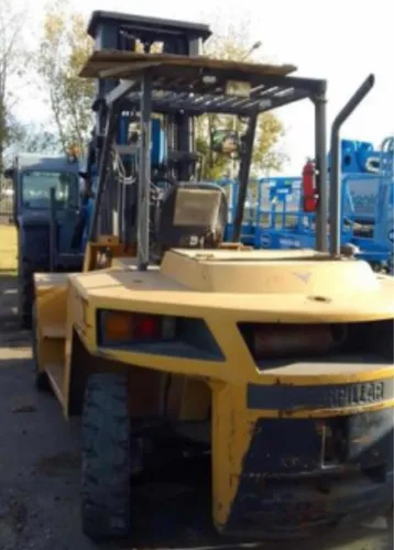 Autoelevador Cat Dp70 7tn Torre Triple/desplazador 8182horas
