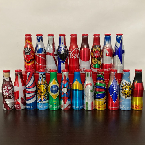 Set 21 Coca Cola Mini Botellitas World Cup Brasil 2014 (2)