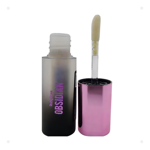 Labios brillantes, rosa rubí y obsidiana, Sunstone Hb-7200-2