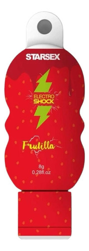 Gel Frutilla Excitante Con Efecto Electroshock Sexshop