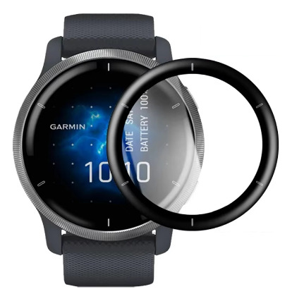 Pulseira + Plug + Pelicula Tpu Compativel Com Garmin Venu 2