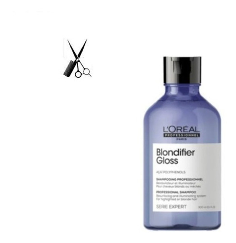 Shampoo Blondifier Gloss  Loreal Serie Expert Blonde Rubios