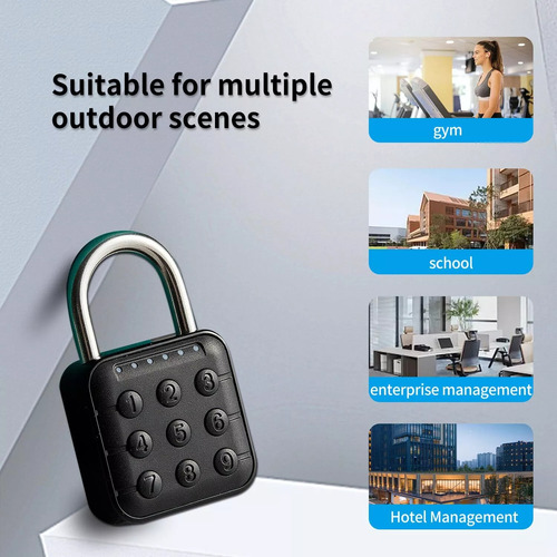 Candado Inteligente Padlock Smart Bluetooth Lock Waterproof