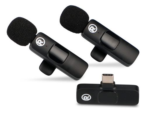 Micrófonos De Solapa Inalámbricos 2 Piezas Radioshack Color Negro