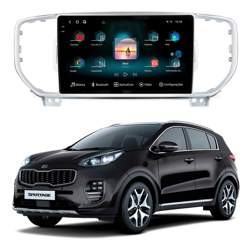 Multimidia Aikon Fóton G3 Sportage 2017 A 2019 12+256gb 9p