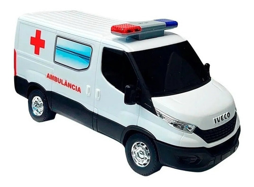 Ambulancia Iveco Daily Usual Escala 1:20 Color Blanco