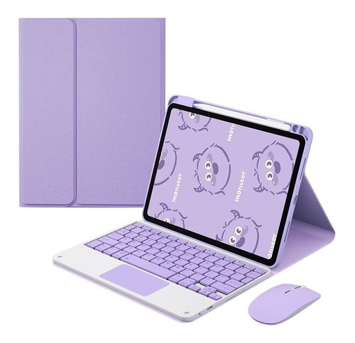 Funda+teclado Táctil+mouse Para iPad 10,2 Inch 9ª/8ª/7ª