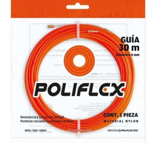 Guía Polyflex Nylon 4 Mm (30 Metros)