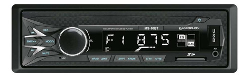 Estéreo para auto Mercury MS-10BT con USB, bluetooth y lector de tarjeta SD AM/FM