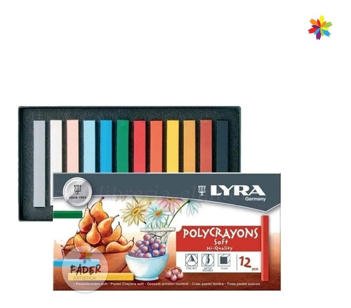 Pastel A La Tiza Lyra Rembrandt Polycrayon Caja X 12