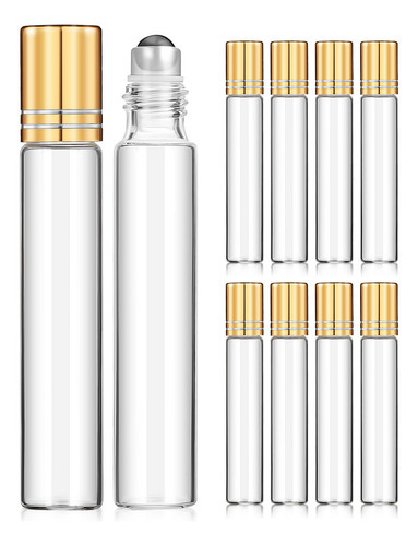 Botellas Rollerball Recargables De Tamaño De Viaje, 10 Unida