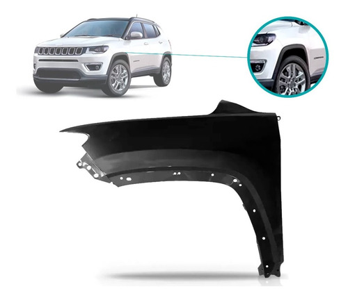 Paralama Esquerdo Jeep Compass 2017 2018 2019 