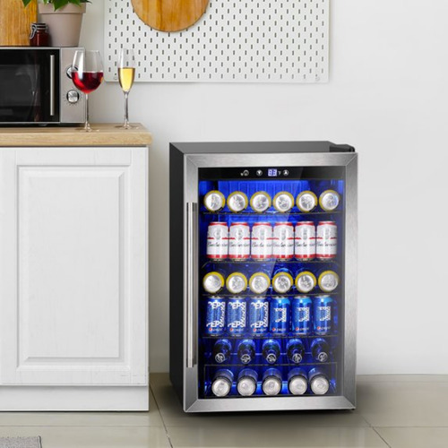 Kndko Frigobar 4.5 Puerta De Vidrio,capacidad 180pz Xchws