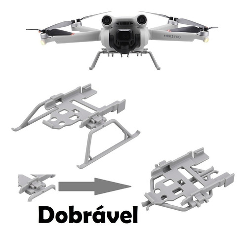 Drone Landing Gear Trem De Pouso Dji Mini 3 Pro