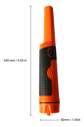 Detector Meta Sumergible Mano Barra Voz/luz/vibrac. Caza Tes