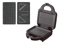 Comprar Sandwichera Grill Y Waflera Rotel 3 En 1 Color Negro