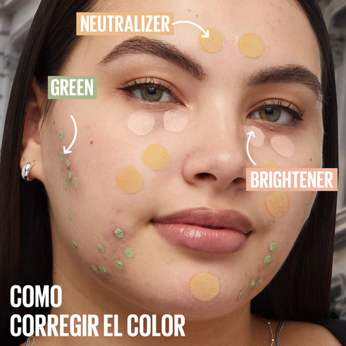 Maybelline Instant Age Rewind Corrector Facial 3 En 1, Green