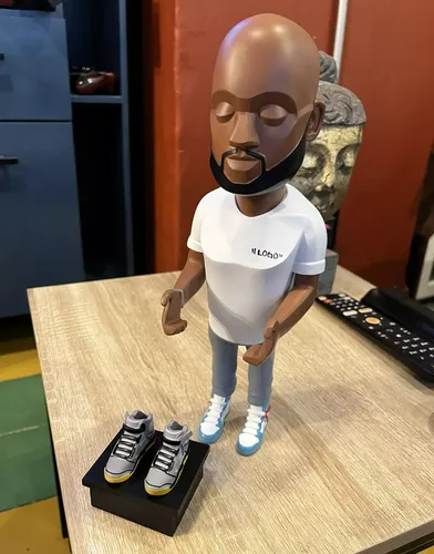 Figura De Virgil Abloh Off White Mighty Jaxx | Meses sin interés