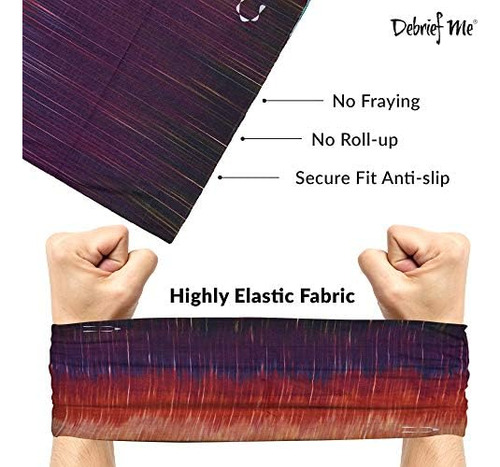 Debrief Me - Polaina De Cuello Uv, Máscara Facial De Bandana