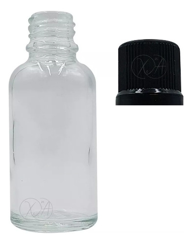 Envase Frasco Vidrio Natural 30 Ml Con Tapa Rosca X 100 Pzas