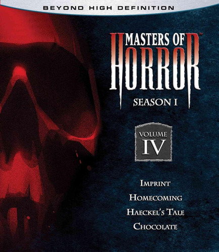 Masters Of Horror Temporada 1 Vol 4 [importada] | Blu Ray 