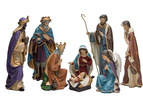 Pesebre De Navidad 8 Figuras Multicolor Kurt S. Adler