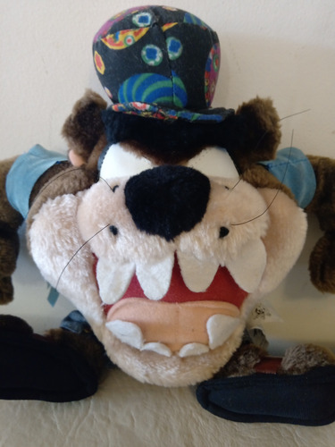 Demonio De Tazmania Hippie Peluche De 30 Cm Importado (Usado)