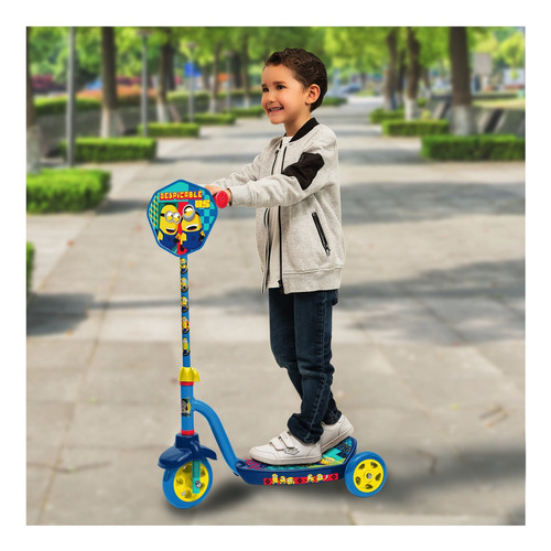 Apache Scooter 3 Ruedas Minions Edad 3 A 7 Años