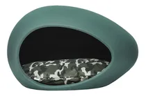 Comprar Cama Para Perros Moises Colchon Almohadon Cucha Eggys Chica Color Verde militar