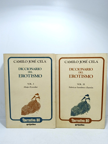Diccionario Del Erotismo - 2 Tomos - Primera Edición - 1988