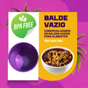 Balde 10 Litro Para Açaí Brasfrut -15 Pçs
