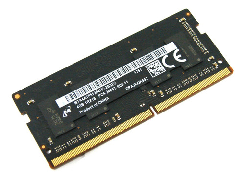 Memoria Ram Ddr4 4gb 1 Micron 2400mhz Mta4atf51264hz-2g3e2 (Usado)