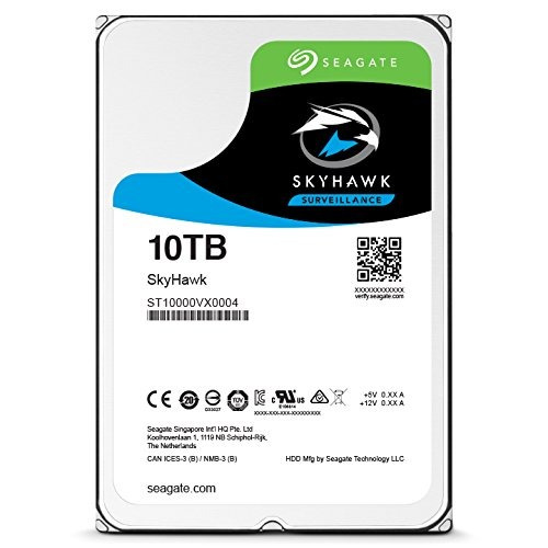 Seagate Skyhawk 10tb Surveillance Hard Drive Sata 6gb S