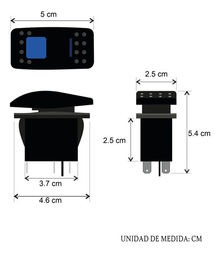 Botón Push Personalizado Para Botonera De Vehículos