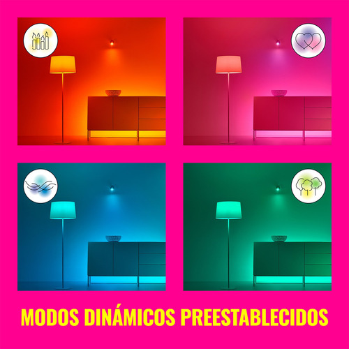 Imagen 8 de 8 de Lampara Inteligente Wifi Wiz Hero Color 12w