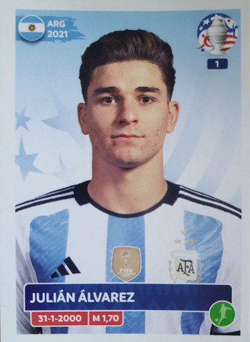 Copa America 2024 - Figurita Panini Arg #20 Julian Alvarez