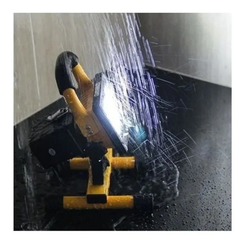 Imagen 6 de 10 de Foco Proyector Led Recargable Portátil 30w Trabajo Frí, Rgb